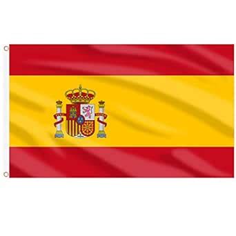 Ahfulife Spanien Flagge X Cm St Ck Spanische Fahne