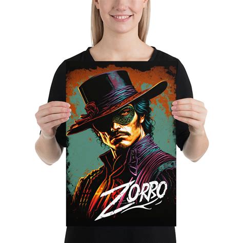 Art Print Zorro Wall Poster - Etsy