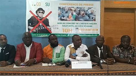 C Te D Ivoire Des Ivoiriens Disent Non Au Concert De L Artiste Malien