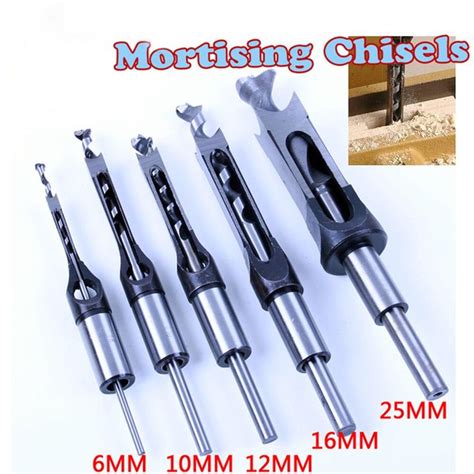 1 шт. HSS квадратное Отверстие пила врезное долото Сверло по дереву с ...