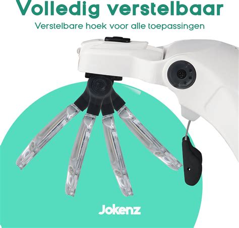 Jokenz Professionele Loepbril Met Led Verlichting Vergrootglas Bril