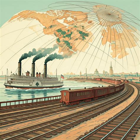 Transportation Revolution - Steamboats, Railroads and a Connected World