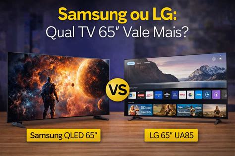 Qual Tv Da Mais Problema Lg Ou Samsung - Samsung ou LG: Qual TV de 65 Polegadas Vale Mais a Pena em 2026?