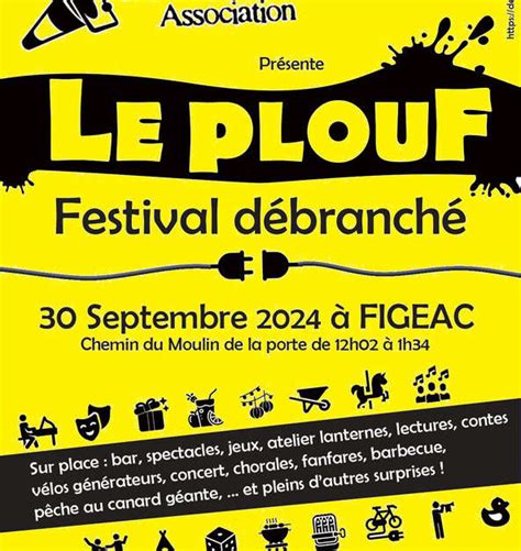 Le Plouf Festival D Branch Figeac Figeac Tourisme Vall Es Du Lot