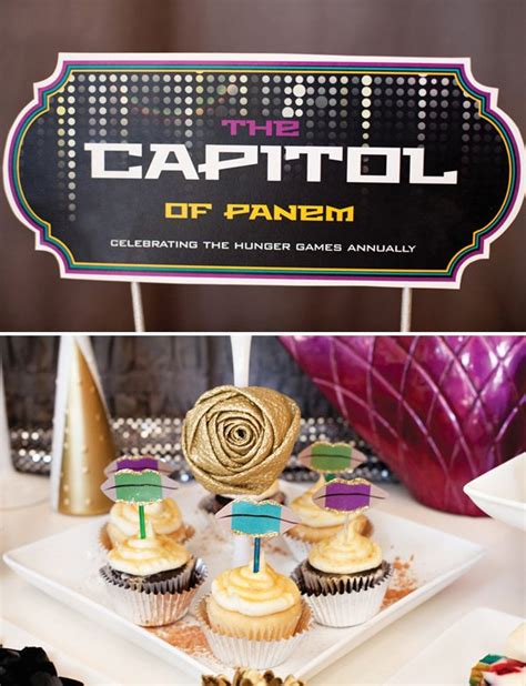 Hunger Games Party: "Capitol Inspired" Dessert Table // Hostess with ...