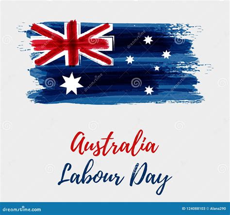 Australia Labour Day Holiday. Stock Vector - Illustration of happy ...