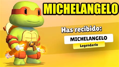 Conseguimos La Skin De Michelangelo Stumble Guys Youtube