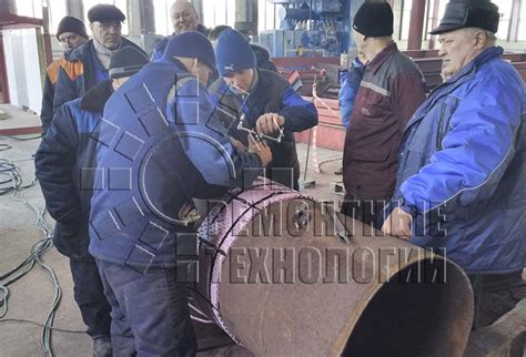 Термообработка труб с помощью оборудования серии РТ