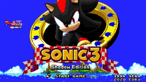 Shadow S3andk Style In Sonic 3 A I R V1 [sonic 3 A I R ] [mods]