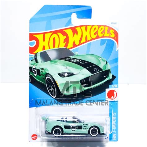 HIJAU Hot Wheels 15 Mazda MX 5 Miata Green C 2024 Shopee Singapore