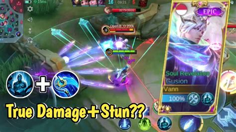 Gusion Mid Lane Petrify Stun Combo Burst True Damge Mobile