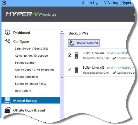 Free Backup Software For Hyper V Remote Administration For Windows