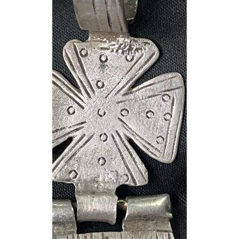 Other Vintage Ethiopian Coptic Cross Pendant Large Gem