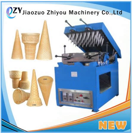 Electric Ice Cream Cone Making Machine High Efficiency Cone Processing