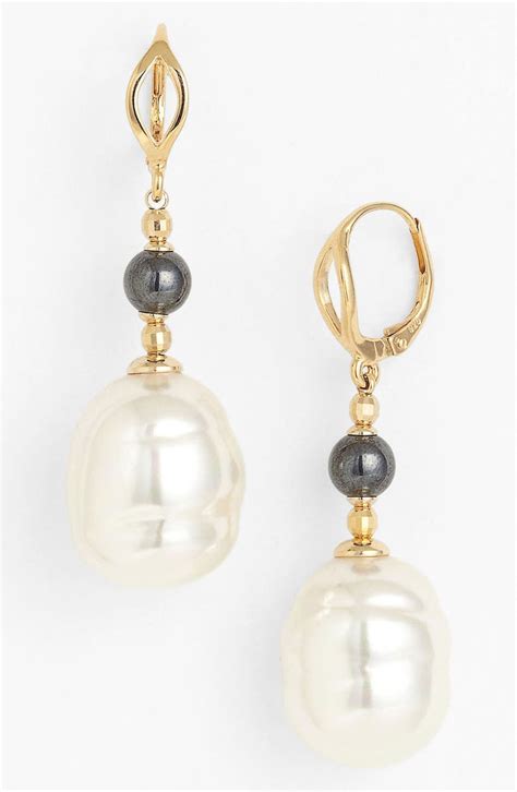 Majorica 16mm Baroque Pearl Drop Earrings Nordstrom