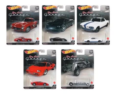 Hot Wheels Set 5 Miniaturas Jay Leno s Garage Frete grátis