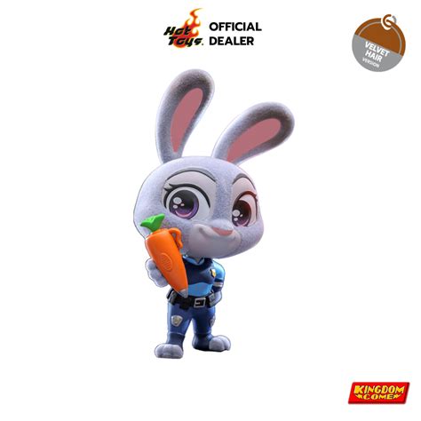 Hot Toys ฟกเกอรของสะสม Cosbaby COSB Zootopia Judy Hopps Velvet Hair Version Cosbaby