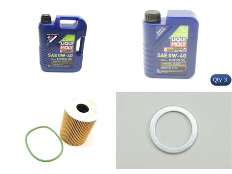 Porsche Oil Change Kit With Mahle Liqui Moly 90012315230 PEL OILKIT 95B