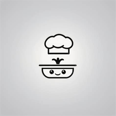 Premium AI Image | cook icon vector clipart logo design illustration