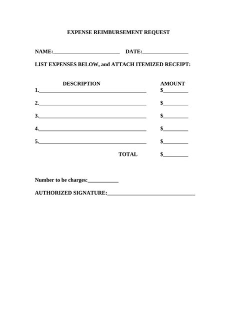 Request For Reimbursement Form Fill Out Sign Online Dochub