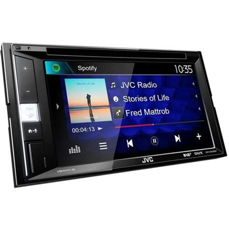 JVC Autoradio 2 DIN Multimédia KW V255DBT Cdiscount Auto