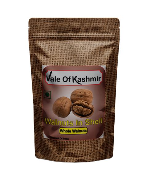 Vale Of Kashmir Walnuts In Shell Kashmiri 1kg Sabut Akhrot Walnuts