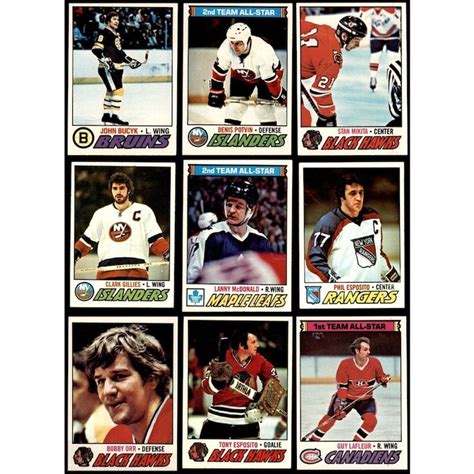 Topps Hockey Complete Set Nm In Hockey Lanny