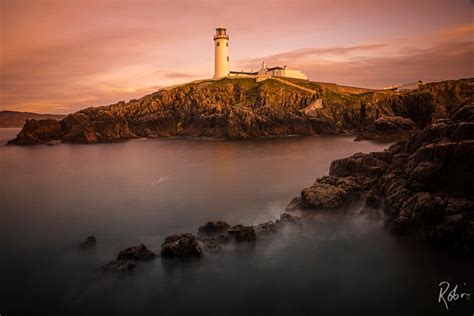 Fanad Lighthouse At Sunset Etsy