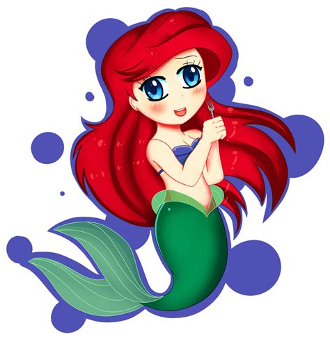 The Little Mermaid Chibi Ariel By Chibi N92 On Deviantart