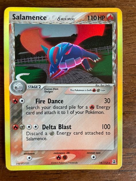 Salamence Reverse HOLO Pokemon TCG Delta Species LP 16 113 EBay