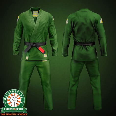 Inverted Gear Green Ultra Light Pearl Weave Gi Fightstore Ire