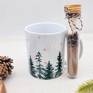 Hot Cocoa Kit Christmas Stocking Stuffers Hot Chocolate Jar Favor Santa S Drink Kit Hot