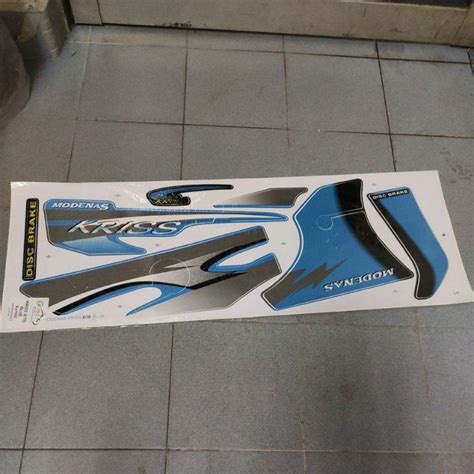 Modenas Kriss Body Sticker Stiker Strike Stripe Fl Fl