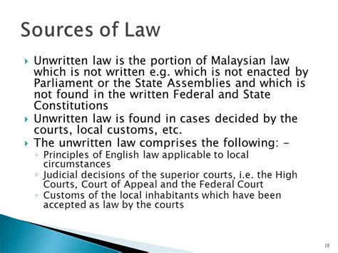 Chapter 1 Introduction To Law And The Malaysian Legal System Ppt