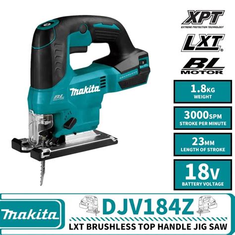 Original Makita DJV184Z Brushless Cordless Top Handle Jig Saw 18V LXT