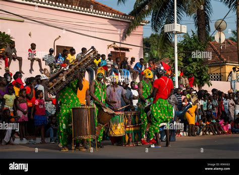 Bissau Republic Of Guinea Bissau February 12 2018 Group Of Men