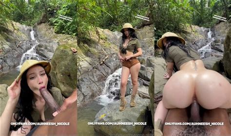 Auhneesh Nicole Tourist Sex Tape Video Leaked Lewdstars