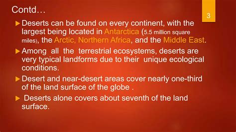 Deserts Ecosystem Ppt