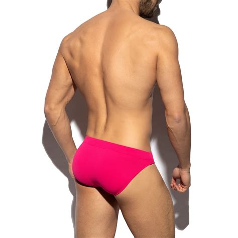 Baño bikini Piqué fushia Bañadores slips para hombre de marca ES