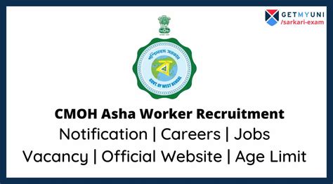 CMOH Asha Worker Recruitment 2022 Notification Salary Career