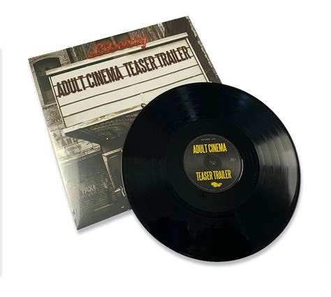 Adult Cinema | 'Teaser Trailer' 180G Black Vinyl | Adult Cinema Store