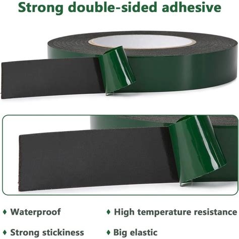 Banda Dubla Adeziva Sunmostar 25mm X 10m Negru Verde EMAG Ro