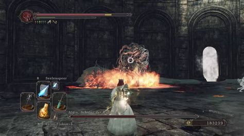 Dark Soul 2 NG Boss Fight Nashandra Aldia Scholar Of The First