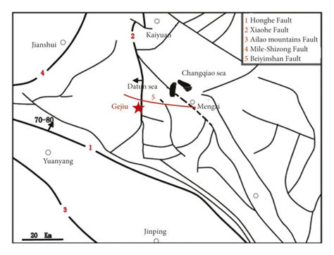 Simplified structural map of the study area. | Download Scientific Diagram
