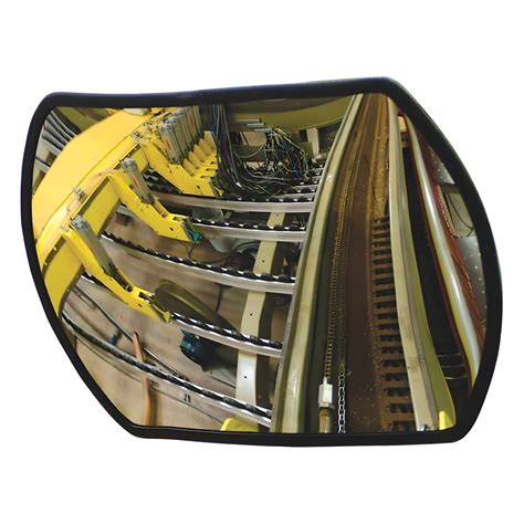 Rectangular Convex Mirrors Improve Safety Eliminate Blind Spots