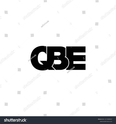 Qbe Letter Monogram Logo Design Vector Stock Vector (Royalty Free ...