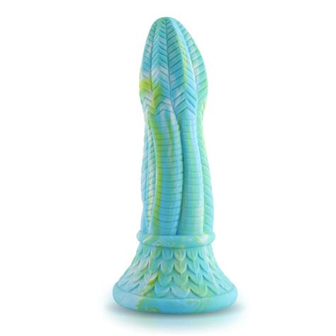 Fantasy Zuignap Dildo Blauw 25 Cm Anaal Hismith