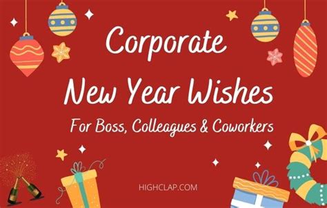 30 Corporate New Year Wishes For Customers, Clients & Employees