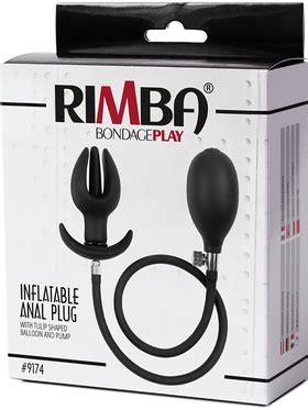 Rimba Inflatable Anal Tulip Shaped Plug With Pump Kr