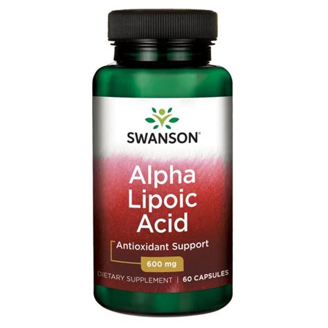 Ala Alpha Lipoic Acid Kwas Alfa Liponowy Kaps Mg Suplement